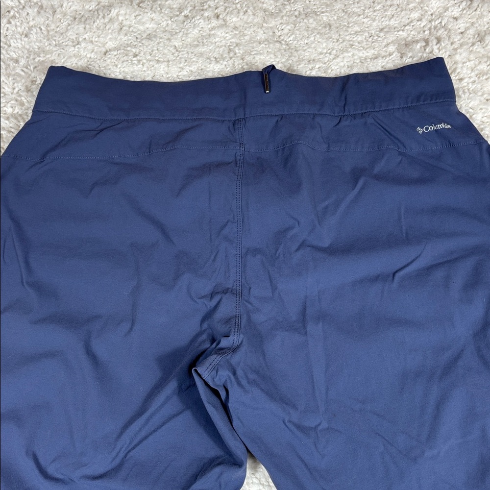Columbia Women’s XL Blue Utility Drawstring Pants Casual Outdoor Lightweight - Picture 4 of 8